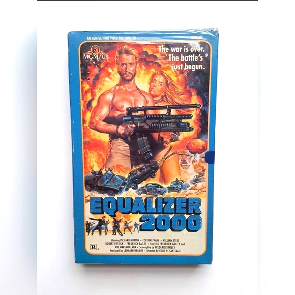 Vtg 80s SEALED Equalizer 2000 VHS Movie MGM Film Post-Apocalyptic Thriller RARE